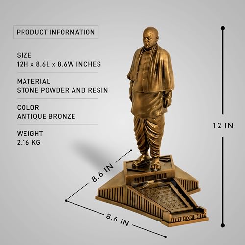 SILAII Statue of Unity Replica - Sardar Vallabhbhai Patel Monumental Sculpture - Image 2
