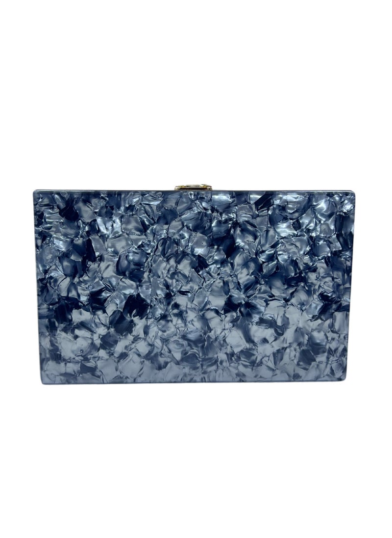 Harsha's Glam Clutches - Square Crystal Resin Clutch - Image 1