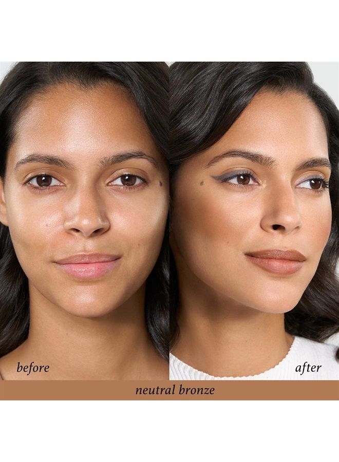 Julep Skip The Brush Cream to Powder Blush Stick - Neutral Bronze - Blendable and Buildable Color - 2-in-1 Blush and Lip Makeup Stick - Image 1
