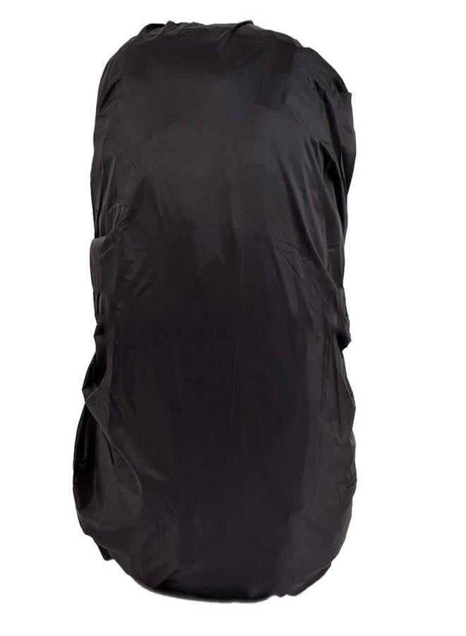 Avenn Waterproof Backpack Rain Cover with Pouch, Black, Nylon Material, Elastic Adjustable, Dustproof for Cycling Hiking Camping - Image 1