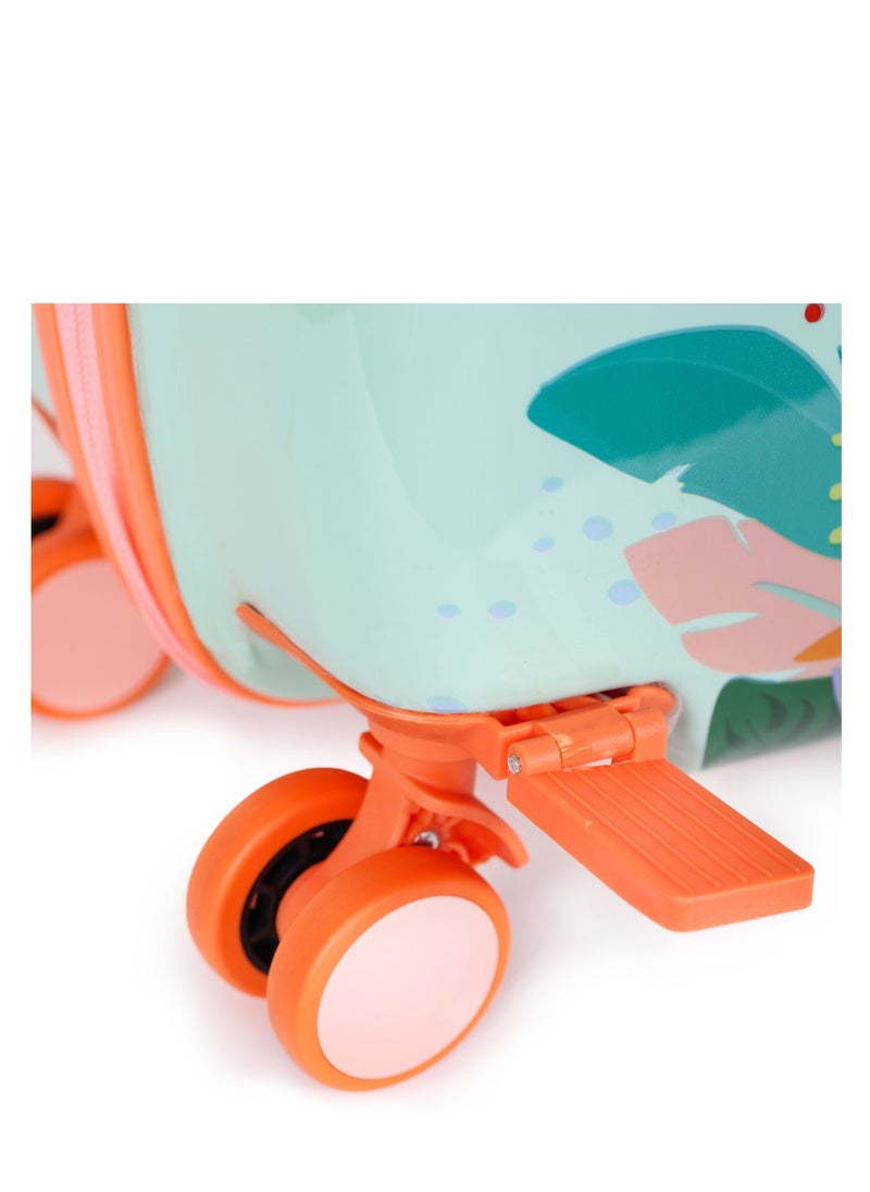 Milk & Moo - Kids Ride On Suitcase Jungle Friends - Image 1