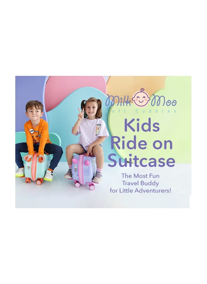 Milk & Moo - Kids Ride On Suitcase Jungle Friends - Image 1