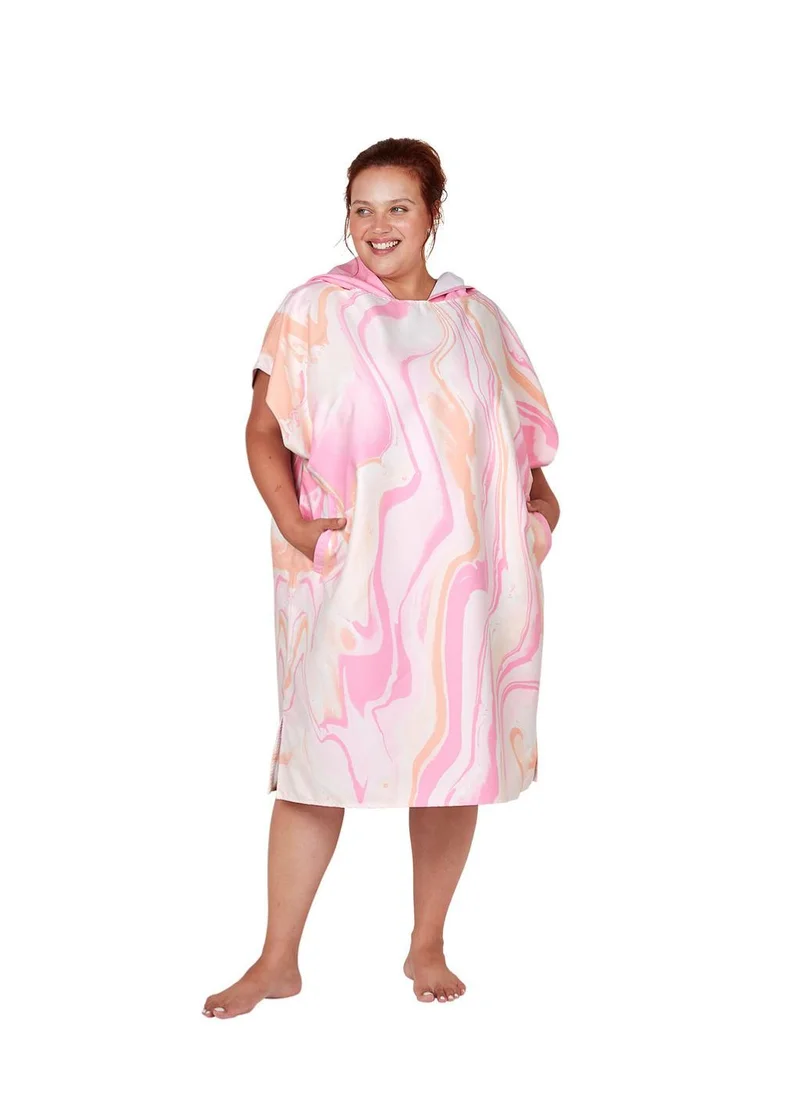 دوك آند باي Poncho Adults - Peach Melba