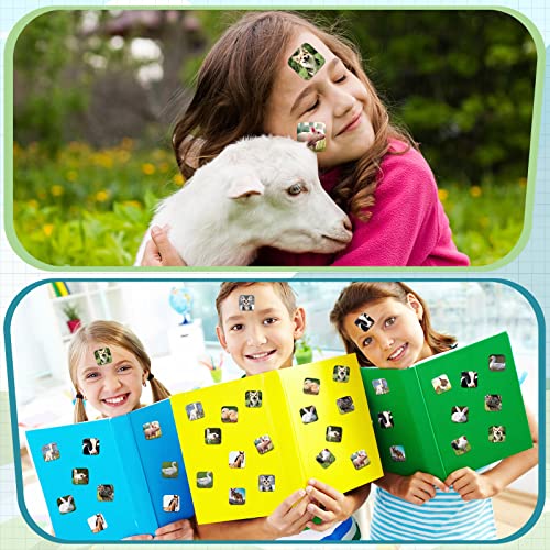 Seajan 600 Pcs Farm Animal Stickers for Kids Farm Animals Photos Stickers Realistic Animal Stickers Cow Pig Duck Rabbits Chick Stickers for Classroom Barnyard Friends Theme Party Favor - Image 5