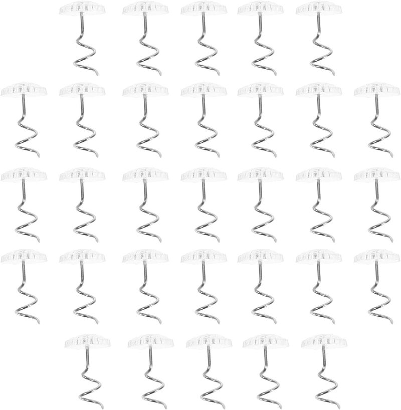 50pcs Stainless Steel Spiral Nails Bedskirts Tacks Decorative Sofa Cover Pins for Upholstery Fabric Fixing Home Furniture Accessories - Image 1