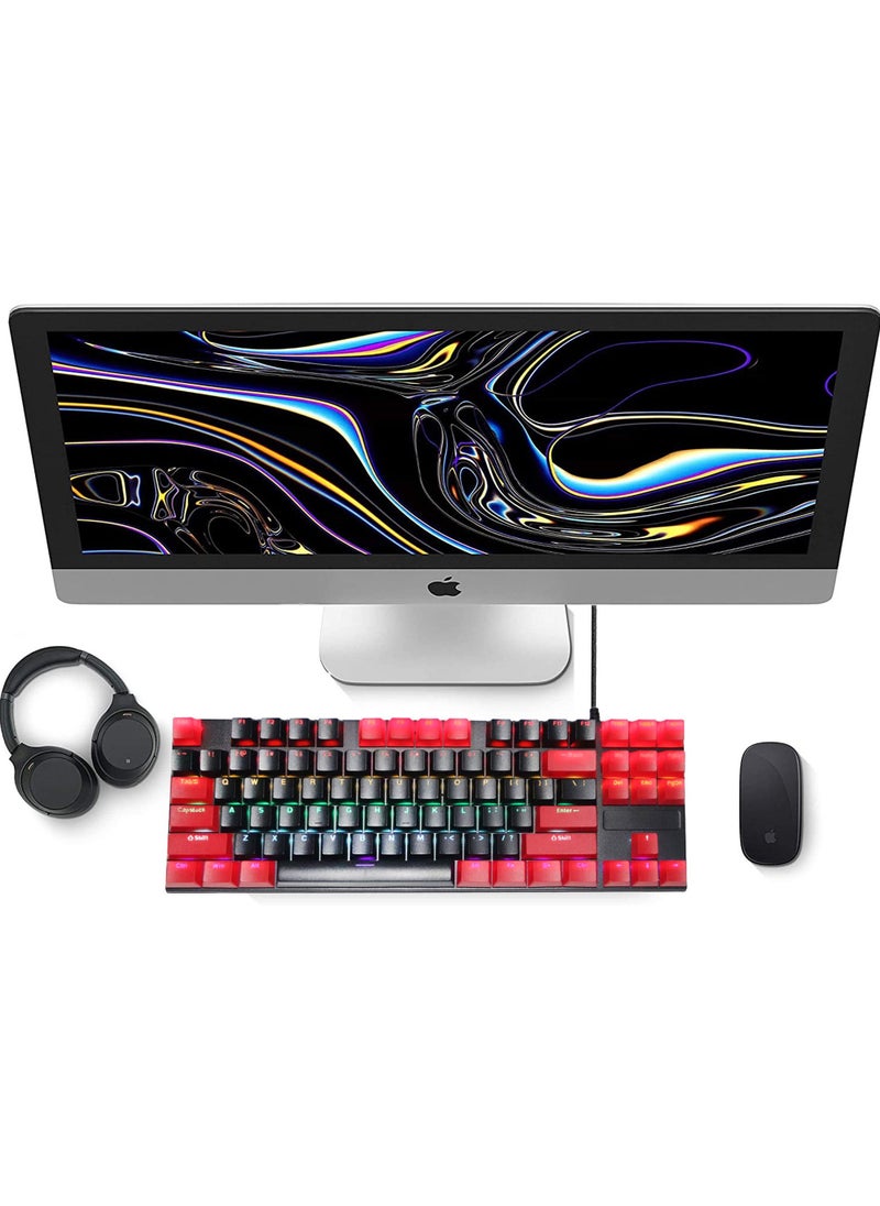 87 Keys Mechan87 Keys Mechanical Gaming Keyboard USB Wired Keyboard Ergonomic Computer Keyboard with RGB LED Backlit Anti-ghosting Splash-Proof Ideal for PC/Macical Gaming Keyboard USB Wired Keyboard - pzsku/Z20019416AB42E9C53990Z/45/_/1682566548/eb4a4d3c-c464-488e-a8a4-3c8e8b674362