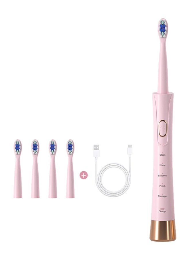 Bukela Adult Sonic electric toothbrushes Sonic toothbrushes can be charged through USB port with 5 modes - Image 2