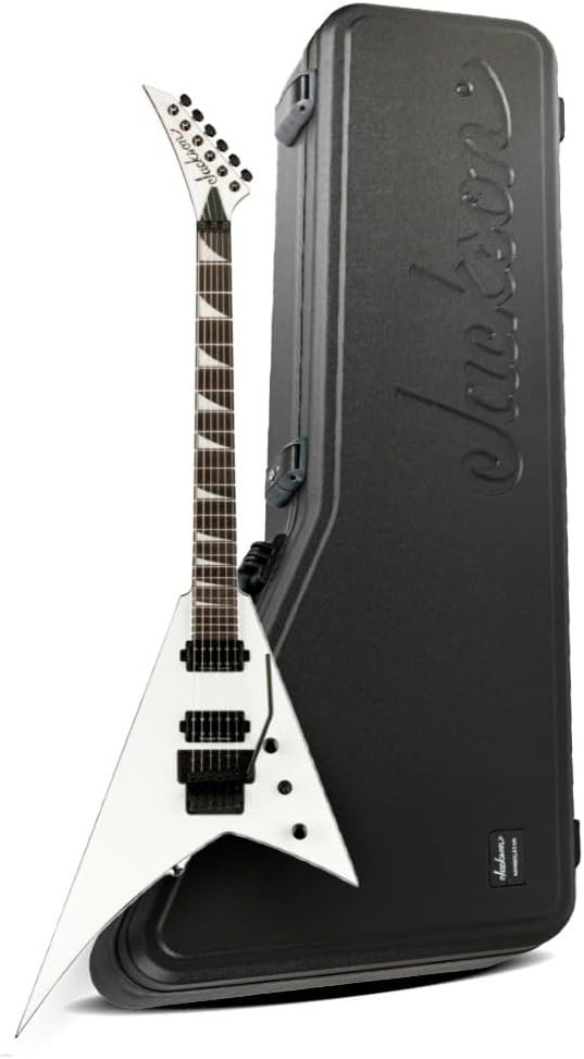 Jackson Pro Plus Series Rhoads RR24 Electric Guitar Snow White Bundle with Jackson Molded Rhoads RR Hardshell Case 2 items - Image 1