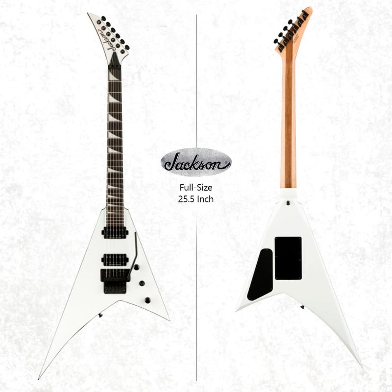 Jackson Pro Plus Series Rhoads RR24 Electric Guitar Snow White Bundle with Jackson Molded Rhoads RR Hardshell Case 2 items - Image 3