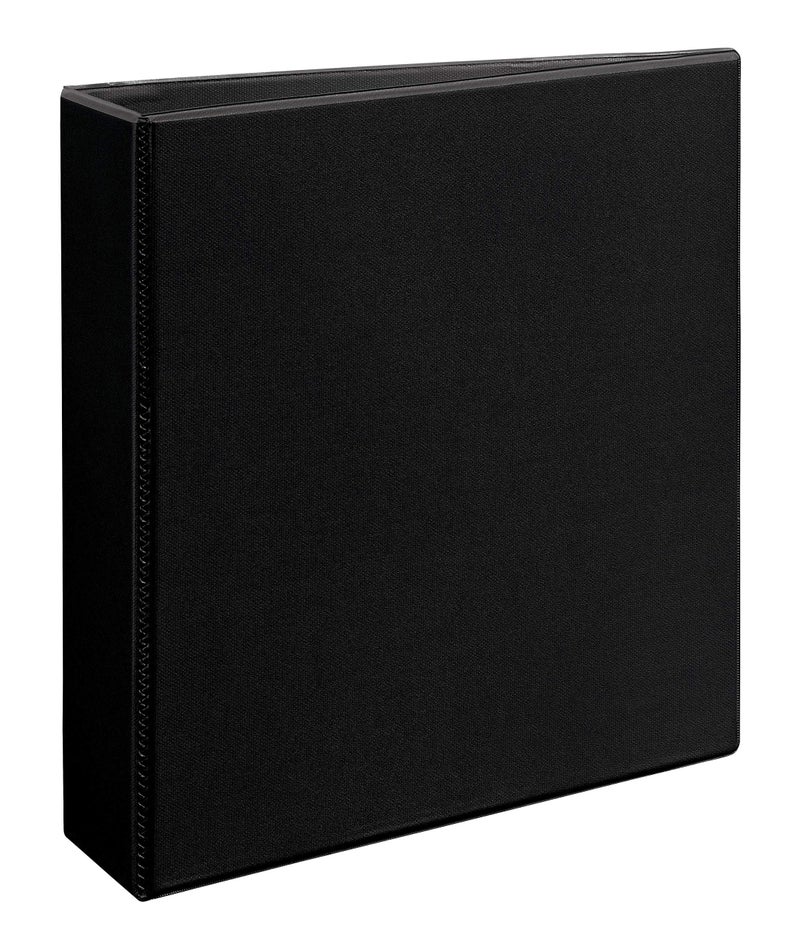 Avery(R) Heavy-Duty View 3 Ring Binder, 2" One Touch Slant Rings, 1 Black Binder (79692) - Image 1