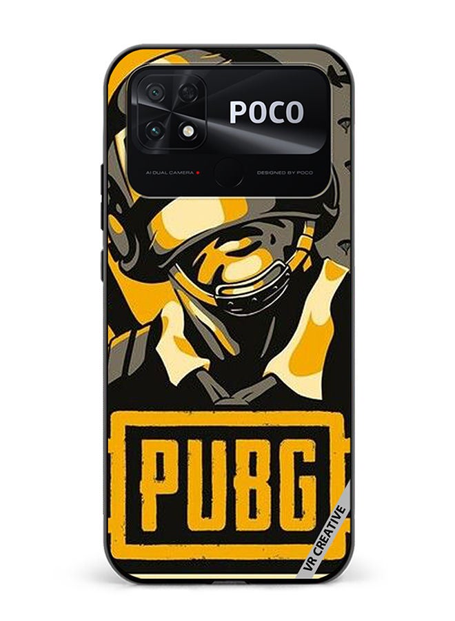 VR CREATIVE Protective Case Cover For Xiaomi Poco C40 Pubg Design Multicolour - Image 1