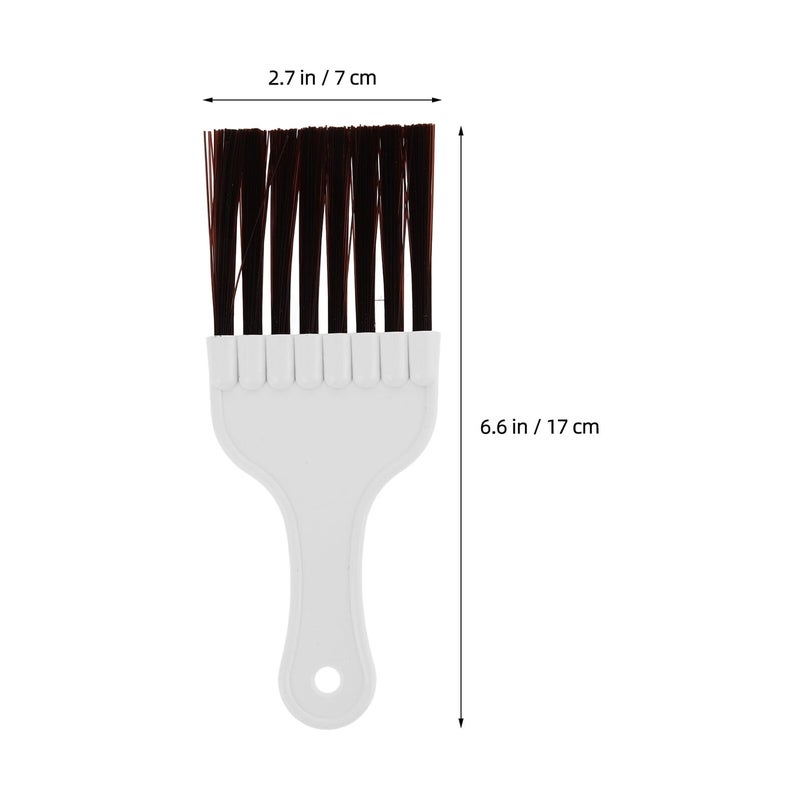 Stainless Steel Air Conditioner Fin Comb and Brown Bristle Brush Set for AC Coil Cleaning and Dust Removal - Image 3