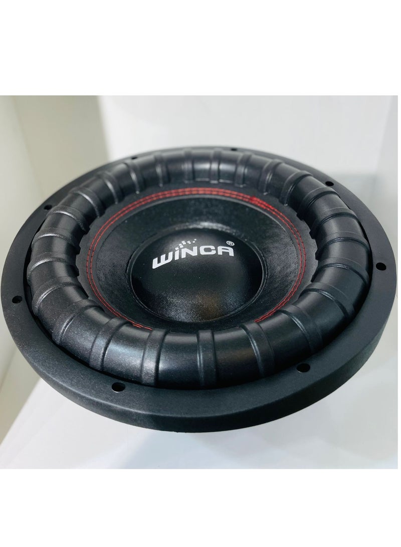 Royal Car Subwoofer Winca 12 inch Max Power 2500W RMS Power 750W Freq Resp 25Hz-450Hz Black (DYT-W12D4) - Image 1