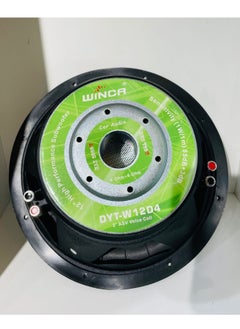Royal Car Subwoofer Winca 12 inch Max Power 2500W RMS Power 750W Freq Resp 25Hz-450Hz Black (DYT-W12D4)  - Image 2