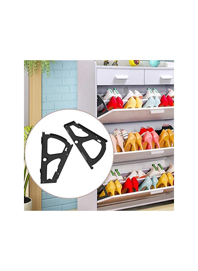 S-TOP Flip Frame Hinge for Shoe Cabinet – Single Layer Flip Drawer Hinge, Heavy-Duty Cold Rolled Steel Cabinet Hardware for Storage Organization - Image 2