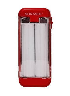 SONASHI Rechargeable Emergency Light with DC Socket  Bright LED Light with Builtin Battery and Charge Indicator Function  Working Time 4 Hours with Portable Handle  Outdoor Friendly SEL-726 Red  - Image 2