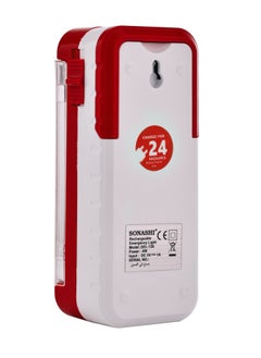 SONASHI Rechargeable Emergency Light with DC Socket  Bright LED Light with Builtin Battery and Charge Indicator Function  Working Time 4 Hours with Portable Handle  Outdoor Friendly SEL-726 Red  - Image 5