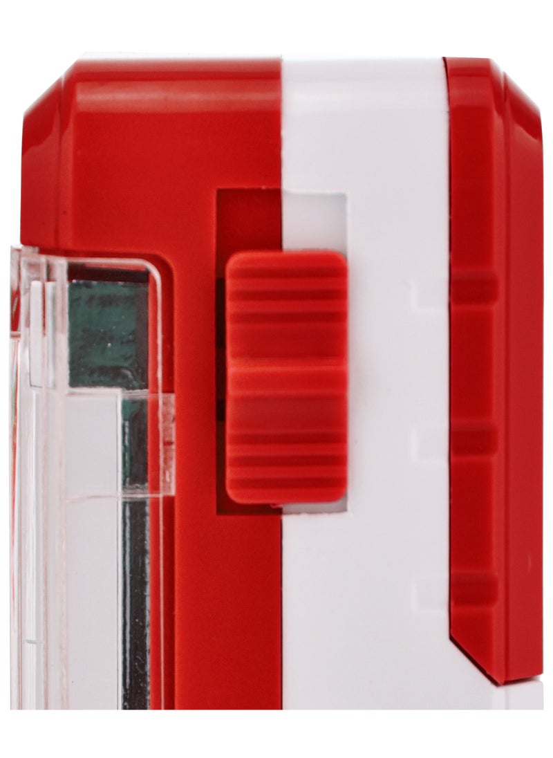 SONASHI - Rechargeable Emergency Light with DC Socket  Bright LED Light with Builtin Battery and Charge Indicator Function  Working Time 4 Hours with Portable Handle  Outdoor Friendly SEL-726 Red - Image 1