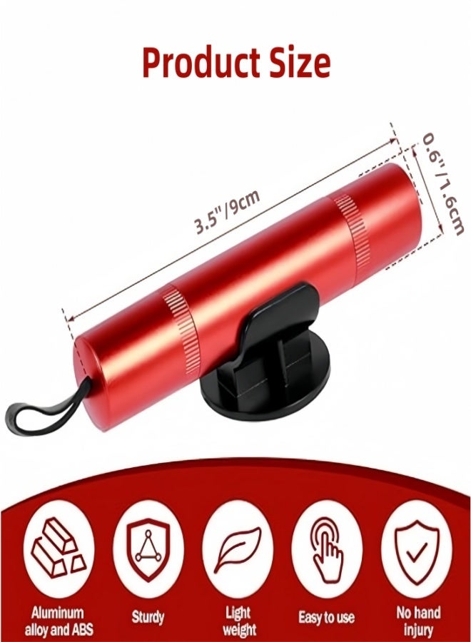 أداة هروب طارئة 2 في 1 لمطرقة أمان السيارة، كسارة نوافذ السيارة وقاطع حزام الأمان، مطرقة أمان محمولة للاستخدام البري وتحت الماء، أداة هروب طارئة لمطرقة أمان السيارة، كسارة نوافذ في ثانية واحدة مع قاطع حزام الأمان، أداة إنقاذ سيارات محمولة - Image 2