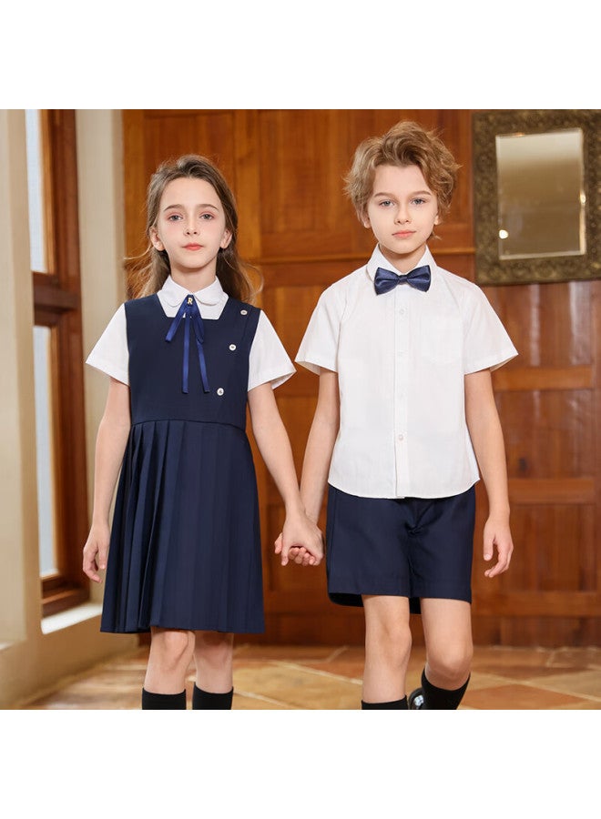 Yinuofang Girls' New Dress Set, Children's Day Performance Costume, Kindergarten Uniform, School Uniform, Graduation Outfit, Children's Class Uniform, Elementary School Student Uniform - Image 2