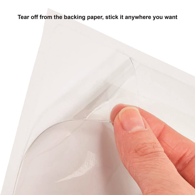 IMAGAME Clear Adhesive 3" x 5" Index Card Pockets With Top Open Loading, 50 Pack, Plastic Labels Holders for Storage Bins and Library, Ideal for Organizing and Protecting Your Cards - Image 5