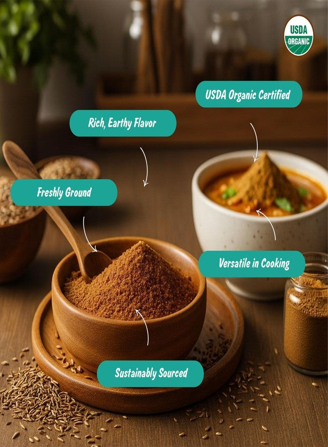Spice Profile USDA Organic Cumin Powder, Lab Tested for Heavy Metals, Resealable 4oz Pouch, Jeera, Comino Molido - Image 3