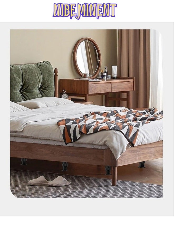 NIBEMINENT - Bed Frame Legs-Durable Bed Support Legs, Bed Frame Support Legs,Adjustable Height Center Support Leg for Bed Frame (5"-9"), 4-Pack Bed Slats Legs, Long-Lasting Stability (T003, Small) - Image 1
