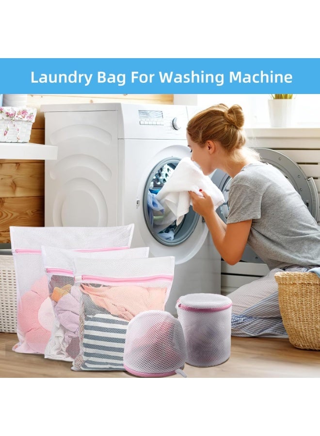 kunshao 7Pcs Mesh Laundry Bags for Delicates with Premium Zipper, Travel Storage Organize Bag, Clothing Washing Bags for Laundry, Blouse, Bra, Hosiery, Stocking, Underwear, Lingerie - Image 2