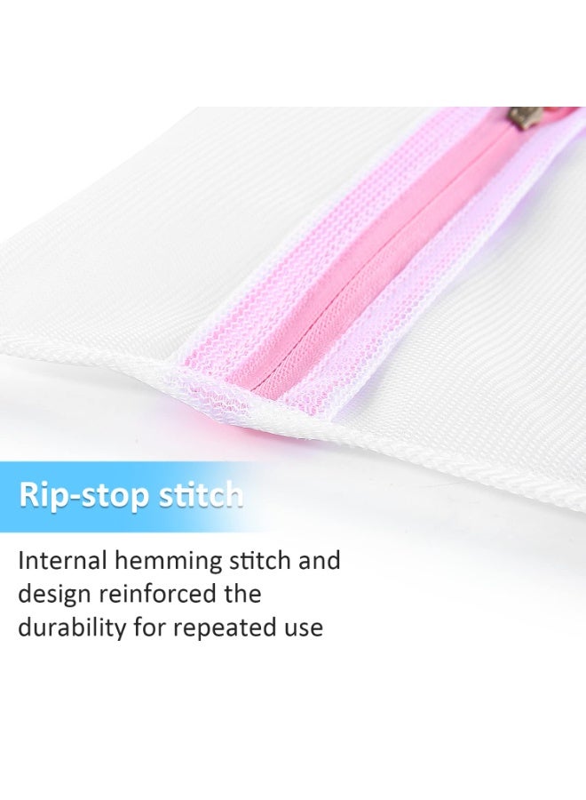 kunshao 7Pcs Mesh Laundry Bags for Delicates with Premium Zipper, Travel Storage Organize Bag, Clothing Washing Bags for Laundry, Blouse, Bra, Hosiery, Stocking, Underwear, Lingerie - Image 5