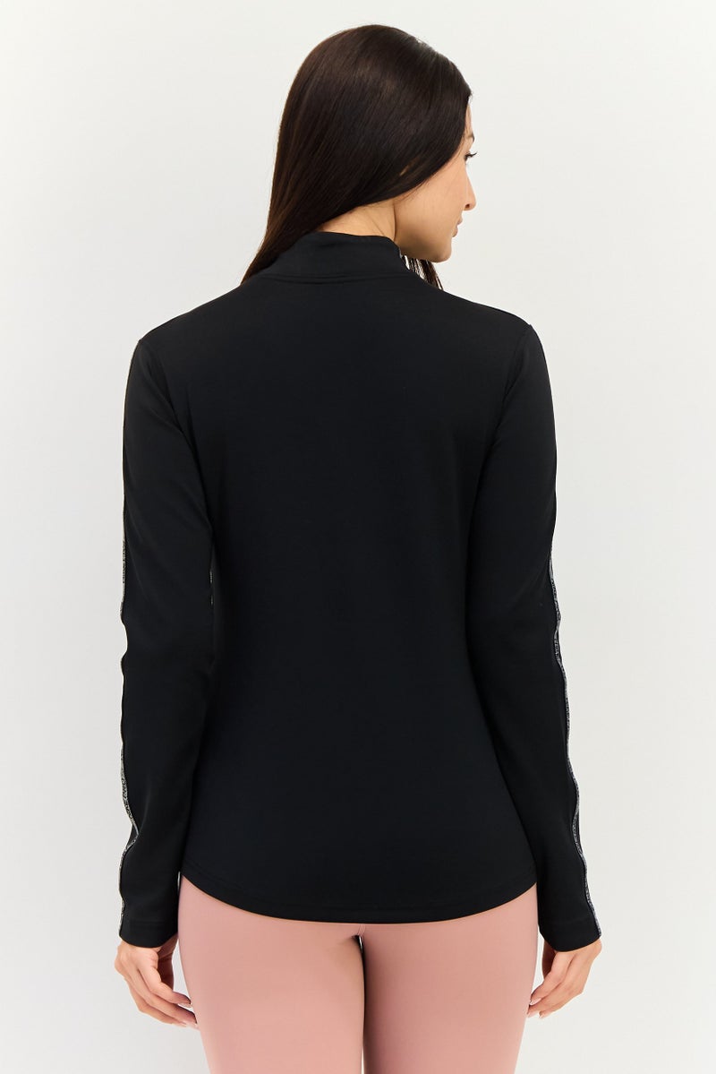 Nike Women Sportswear Fit Long Sleeve Outdoor Sweatshirt, Black - Image 4