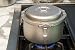 Valtcan Titanium Rice Cooker Pot 3200ml Grade 1 Pure Titanium No Coating Naturally FlavorNeutral Locking Lid Inner Pot 108oz 867g Ultralight for Home Camping - Image 2