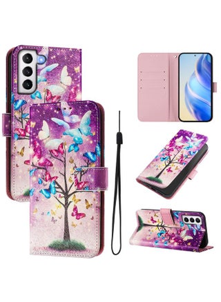 For Samsung Galaxy S21 5G Art Colored Drawing Pattern Leather Phone Case(Butterfly branch) - pzsku/Z2002595DD9F84C7CD59DZ/45/_/1739624101/9d59f920-e4bc-459d-ab79-34ddb6be05a6