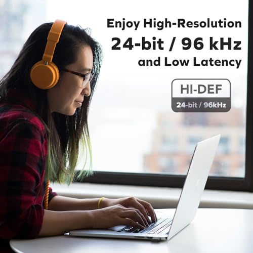 Creative BT-W6 Wireless Bluetooth 5.4 and LE Audio Transmitter with Snapdragon Sound, aptX Lossless, Low Latency and up to 24-bit / 96 kHz Audio, Works with PC/Mac/Gaming Consoles - Image 5