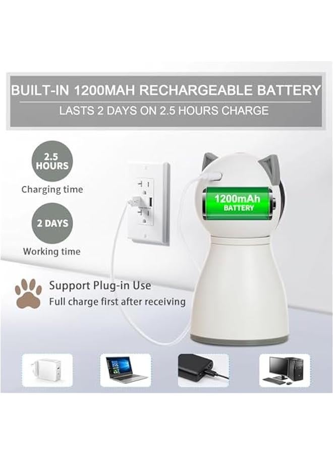 Arabest Laser Cat Toys for Indoor Cats,The 4th Generation Real Random Trajectory Motion Activated Rechargeable Automatic Cat Laser Toy,Interactive Cat Toys for Bored Indoor Adult Cats/Kittens/Dogs  - Image 4