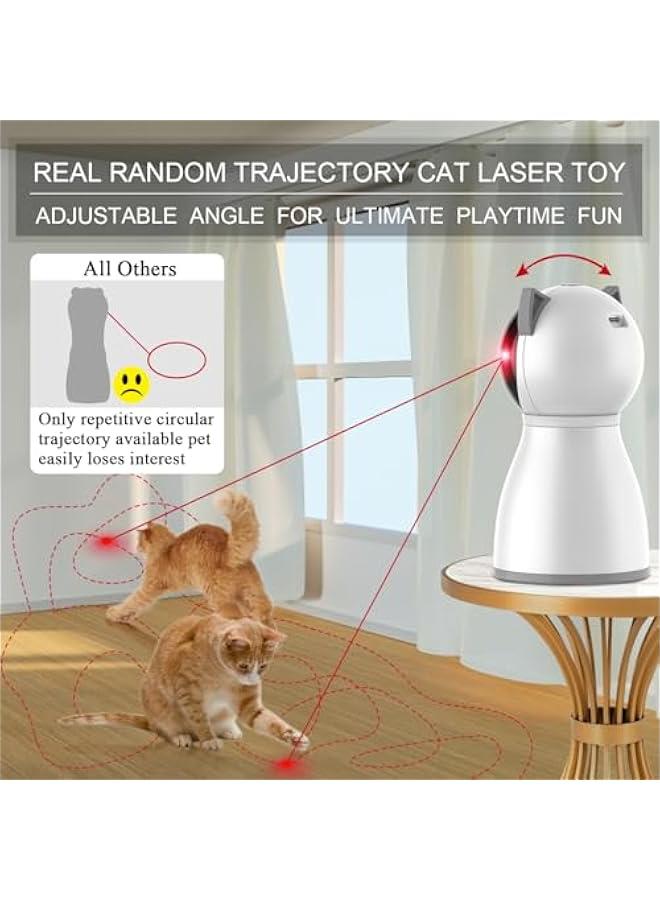 Arabest Laser Cat Toys for Indoor Cats,The 4th Generation Real Random Trajectory Motion Activated Rechargeable Automatic Cat Laser Toy,Interactive Cat Toys for Bored Indoor Adult Cats/Kittens/Dogs  - Image 2
