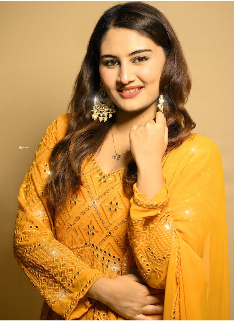 Generic - PREMIUM READYMADE ANARKALI SUIT SET - Image 1