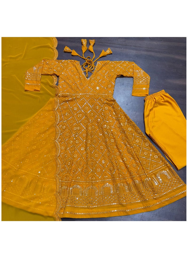 Generic - PREMIUM READYMADE ANARKALI SUIT SET - Image 1