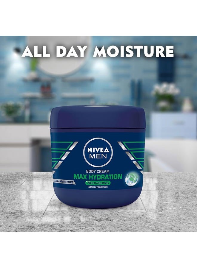 Nivea Men Max Hydration Body Cream 13.5 oz - Image 3