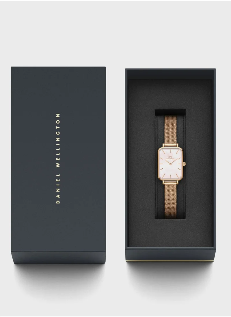 DANIEL WELLINGTON Quadro Mesh Strap Analog Watch