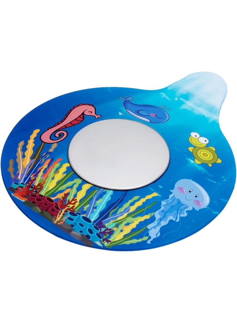 SOLARAE Bathtub Drain Stopper, Tub Stopper, Silicone Tub Stopper Plug, Universal Bath Drain Cover, Beautiful Coral Reef Illustration, for Kitchen Bathroom Accessories and Laundry - Image 2