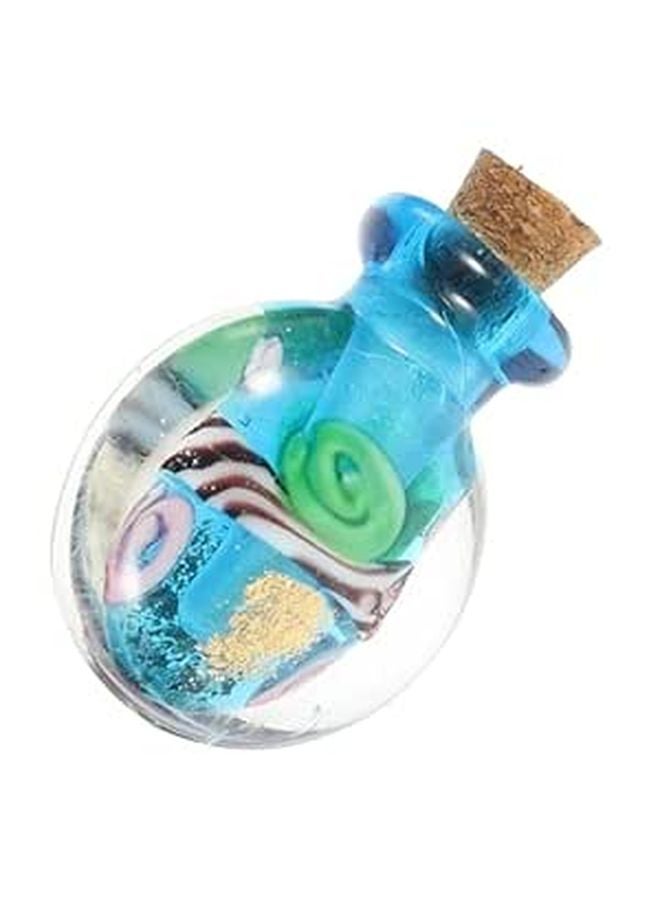 Glass Oil Bottle Necklace Pendant Diffuser Perfume Holder Charm For Women Girls - Image 1