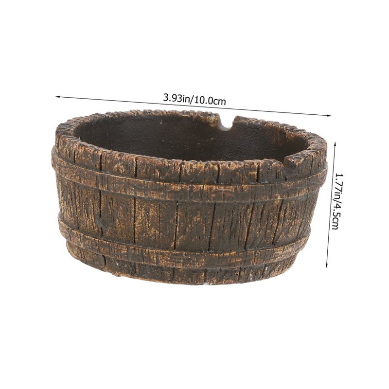 Small Cement Ashtray Retro Smokers Ashtray Delicate Design Creative Office Desk Decor Indoor Outdoor Use - Image 3