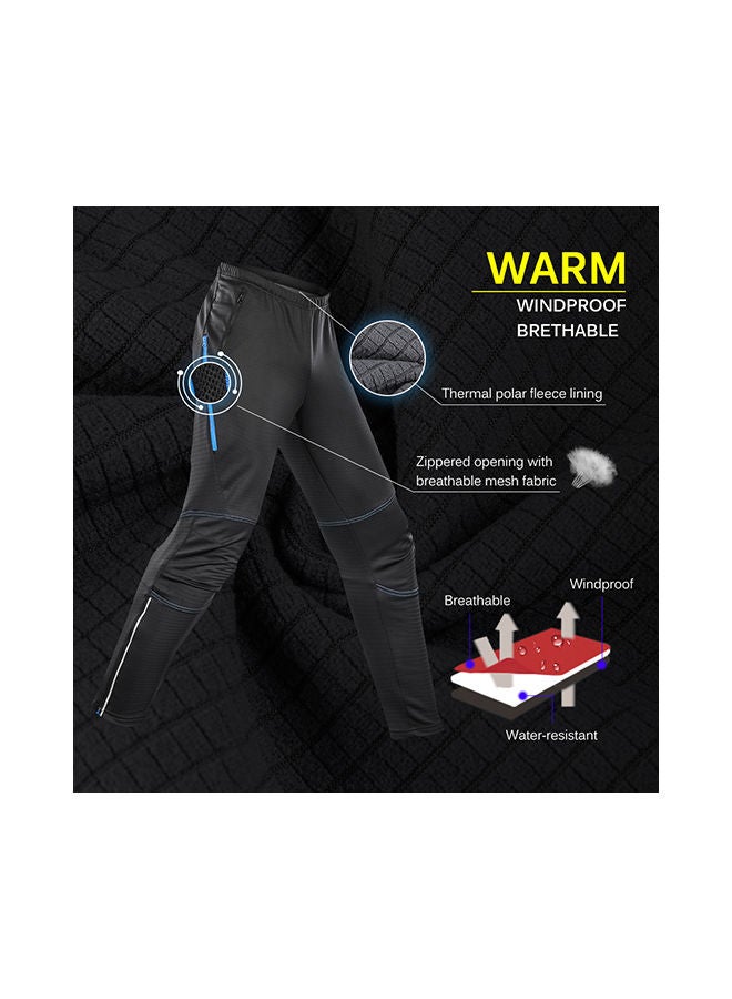 NIBEMINENT Waterproof Cycling Thermal Fleece Sports Pants Trousers  - Image 5