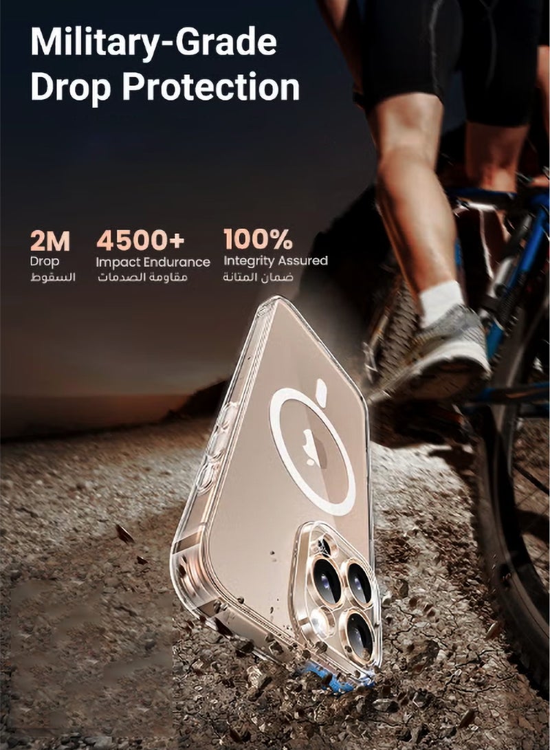 Concretization 4Pack iPhone 16 Pro Max Case Magsafe, Strong Magnet, Upgraded Delay Yellowing, iPhone 16 Pro Max Cover, Protection, Scratch-Resistant, iPhone 16 Pro Max Cover Magnetic Compatible with Magsa - Image 4