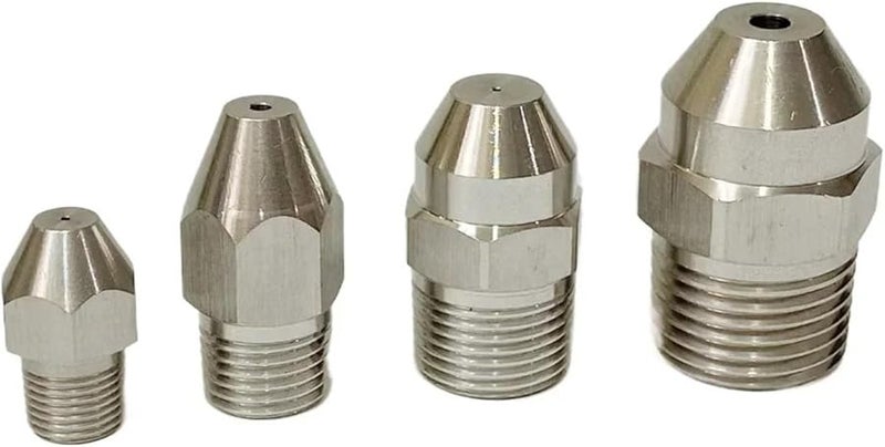 3 8 BSP Male Thread 3 0mm Hole 304 Stainless Steel Straight Spray Nozzle - Image 2