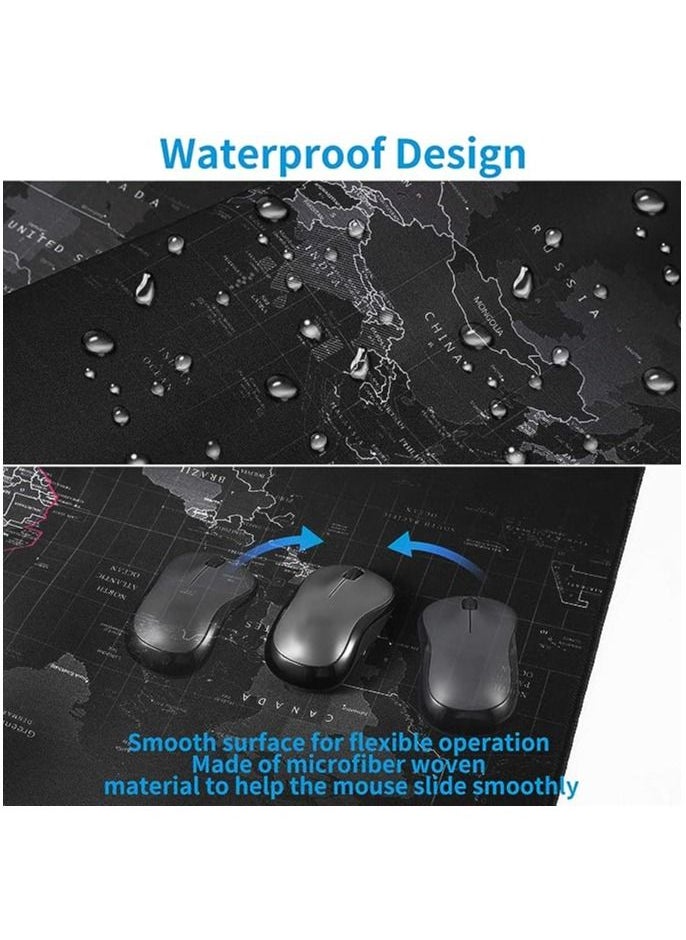 Generic - Large Gaming Mouse Map Pad 900×400×3MM ,with Non-Slip Base,Waterproof and Foldable Pad,Desktop Pad Suitable for Gamers,Suitable for Desktop,Office and Home - Image 1