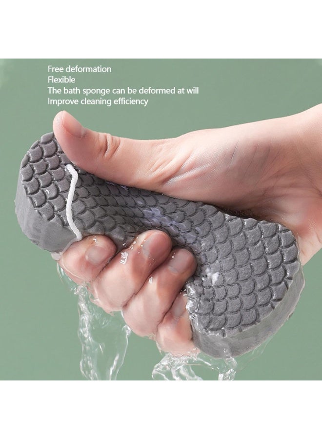 إسفنجة استحمام ناعمة من PVA بتصميم محكم وحلقة تعليق - Image 3