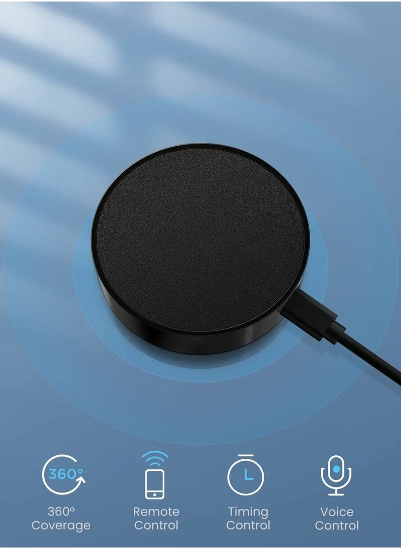 Intelligent IR Remote Control, Voice Control App Remote Control With DIY Learning Function, Infrared Universal Remote Controller For Air Condition Fan TV Compatible With Alexa, Google Home