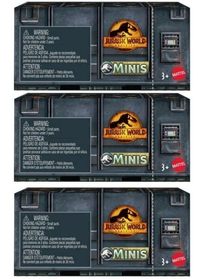 Jurassic World Dominion Minis Surprise Pack Box (Pack of 3) - Image 1