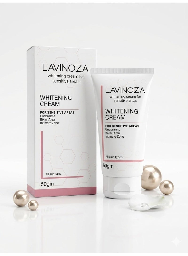Breezyderm pharma lavinoza whitening cream for sensitive areas